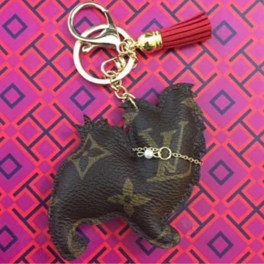 Pom Pom purse charm